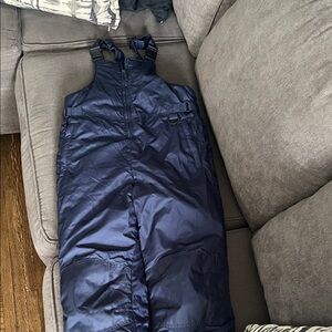 Navy Insulated Snow Bib Overalls